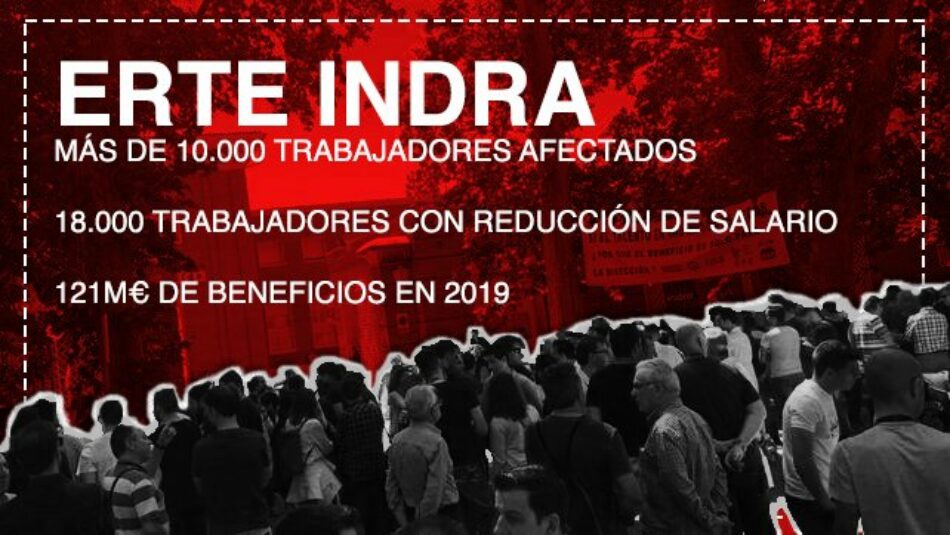 Compromís muestra su rechazo al ERTE de Indra que podría afectar a 10000 personas en todo el Estado y pide medidas al Gobierno