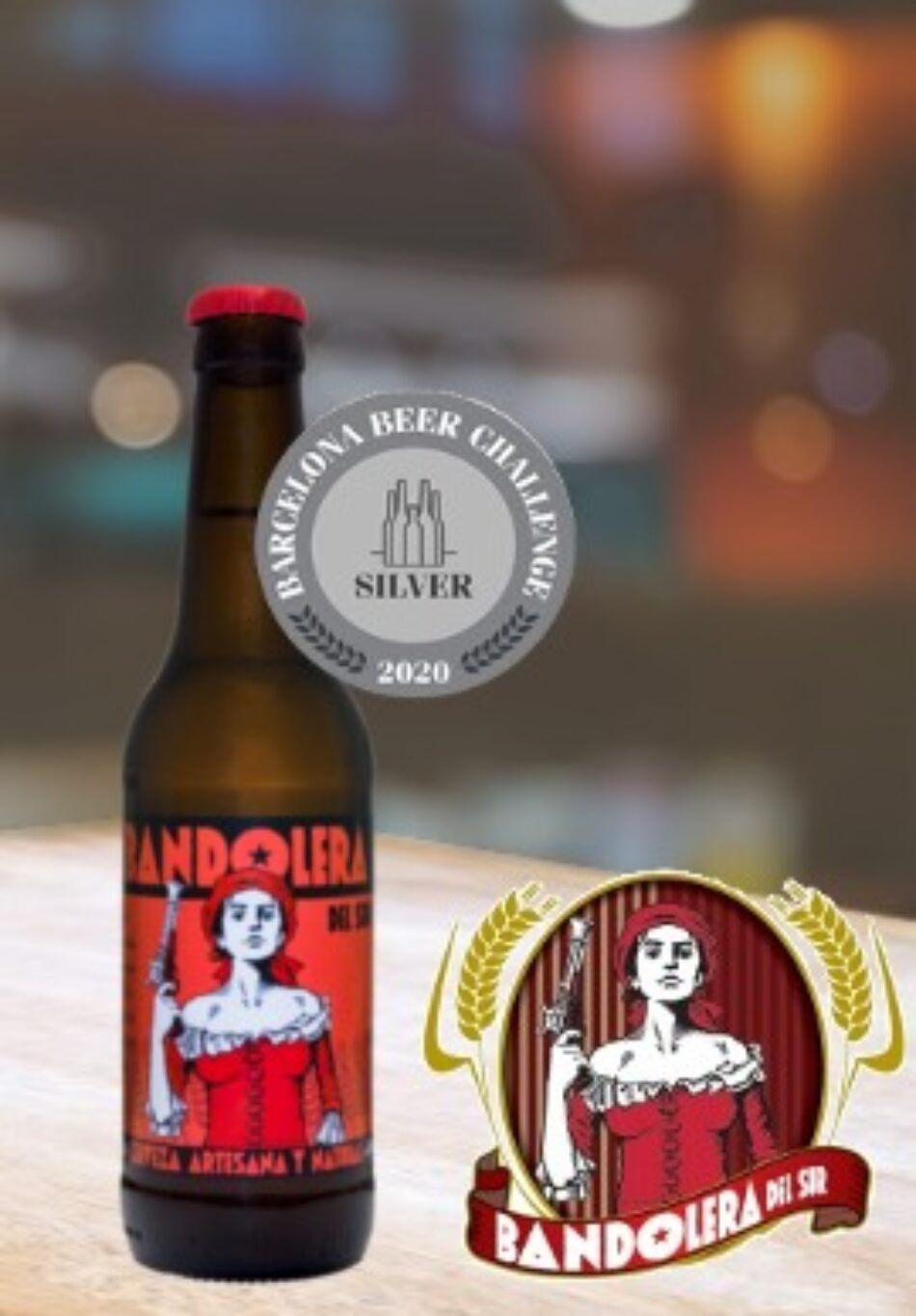 Cervezas Bandolera premiada en el Barcelona Beer Chalenger 2020