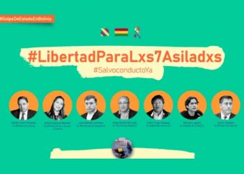 Lanzan campaña en apoyo a asilados bolivianos en embajada de México