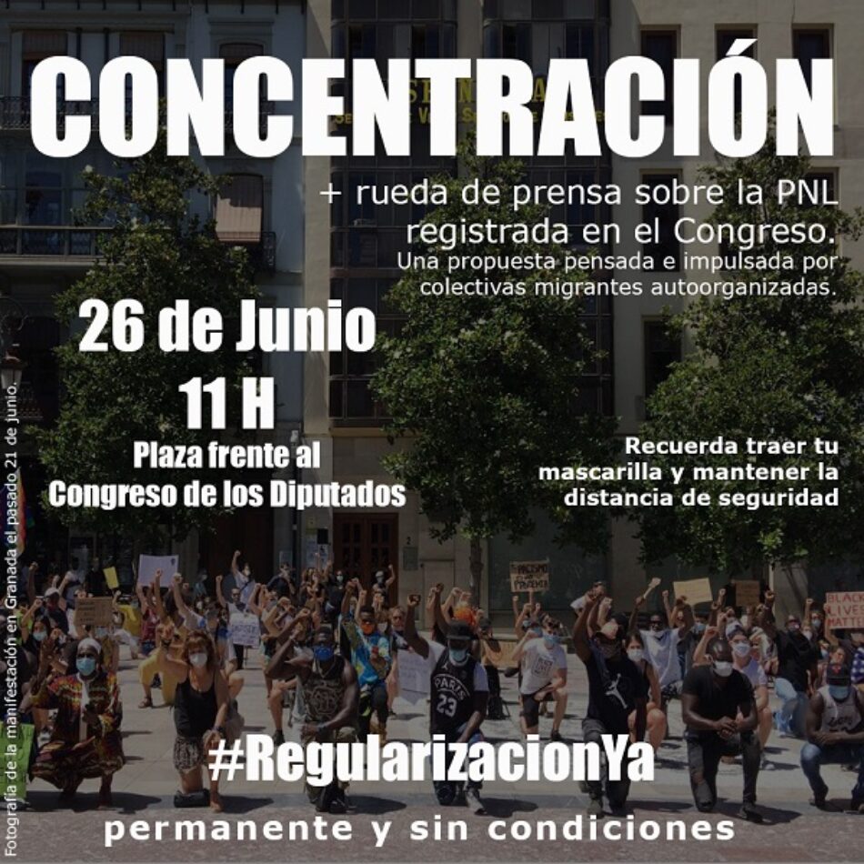 #RegularizacionYa y Coordinadora Obrim Fronteres registran una Proposición No de Ley en el Congreso para regularizar a personas migrantes