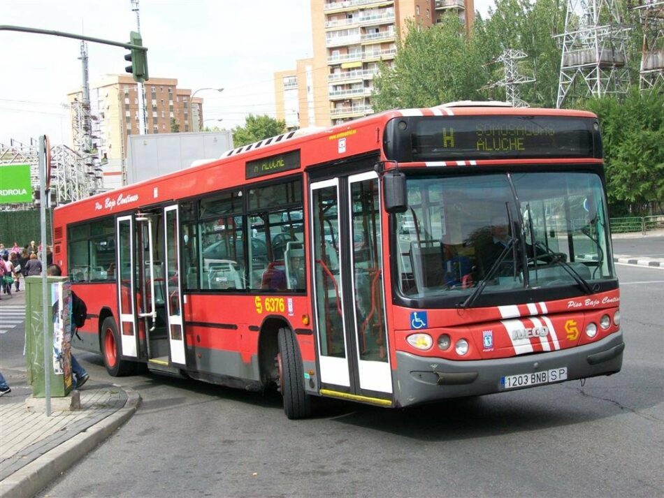 Manifiesto en defensa del transporte público madrileño