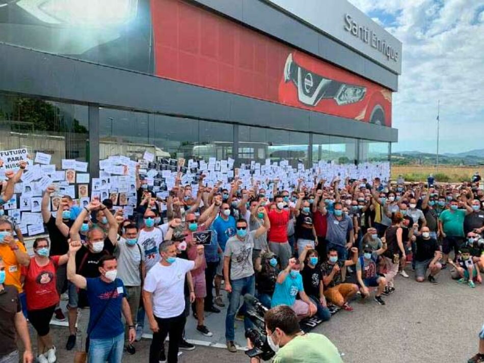 Sindicatos publican un manifiesto en apoyo a los trabajadores de Nissan y exigiendo la nacionalización de las plantas: «¡No estáis solos!»