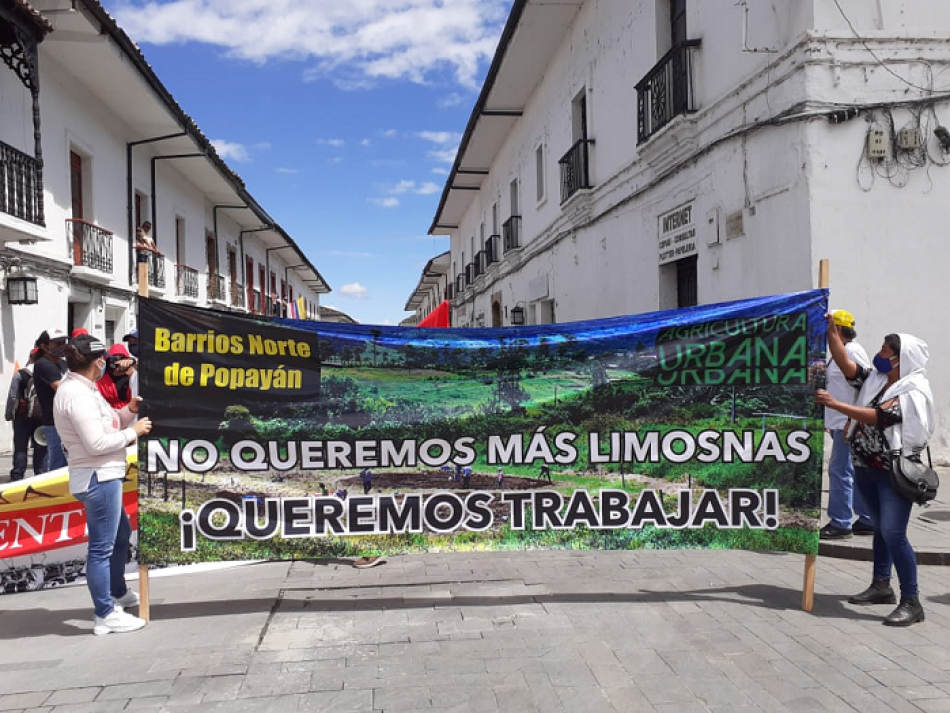 No queremos más limosnas… ¡Queremos trabajar!