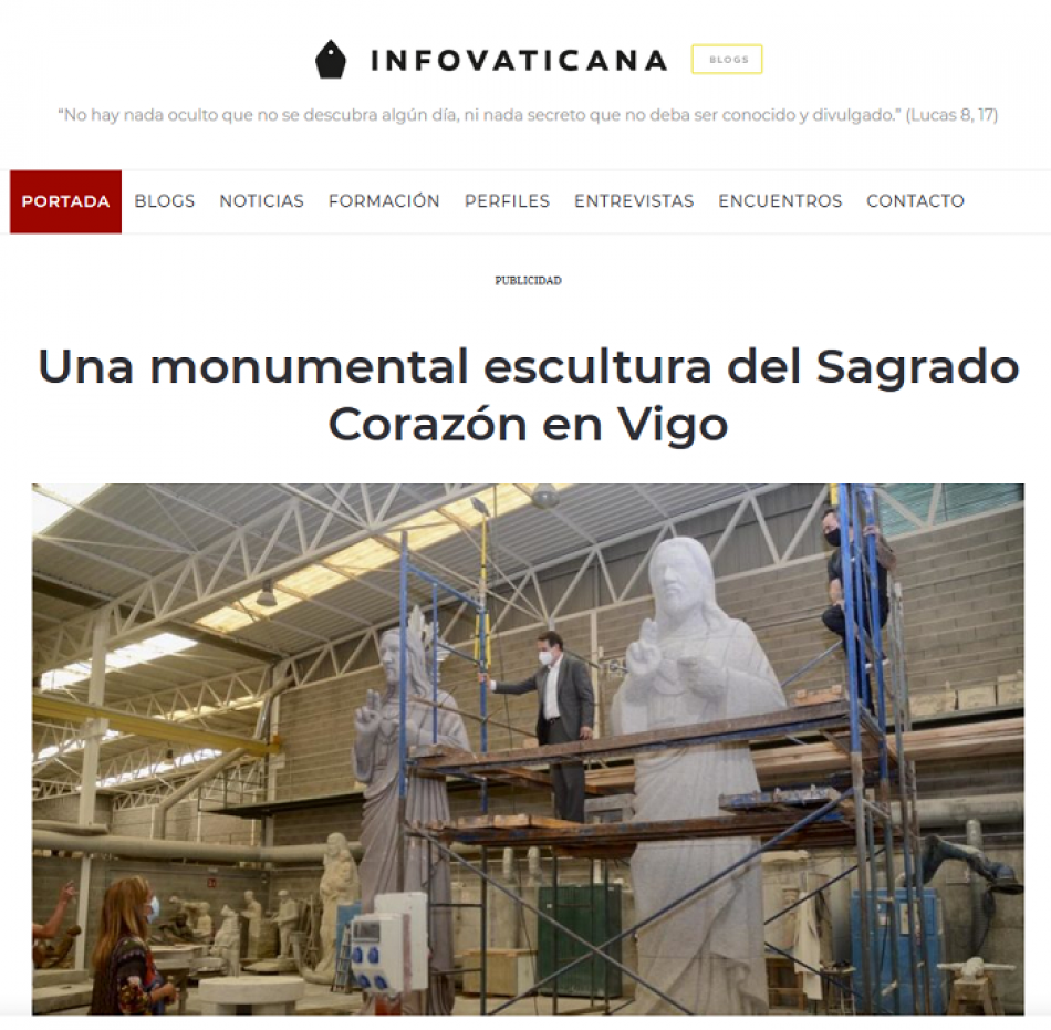 La Asemblea Republicana de Vigo, alarmada ante la inminente instalación de una estatua gigante del Corazón de Jesús en la cumbre de la ermita de la Virgen de A Guía