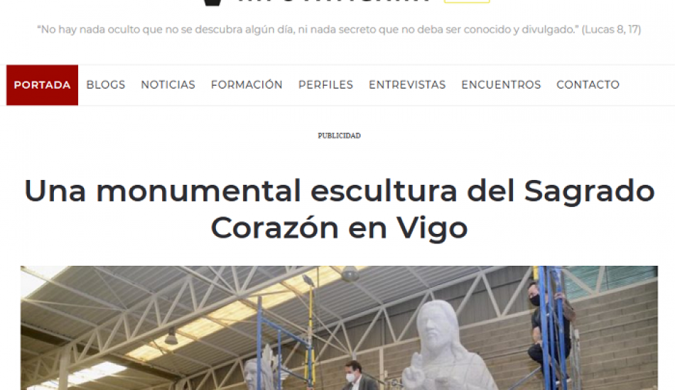 La Asemblea Republicana de Vigo, alarmada ante la inminente instalación de una estatua gigante del Corazón de Jesús en la cumbre de la ermita de la Virgen de A Guía