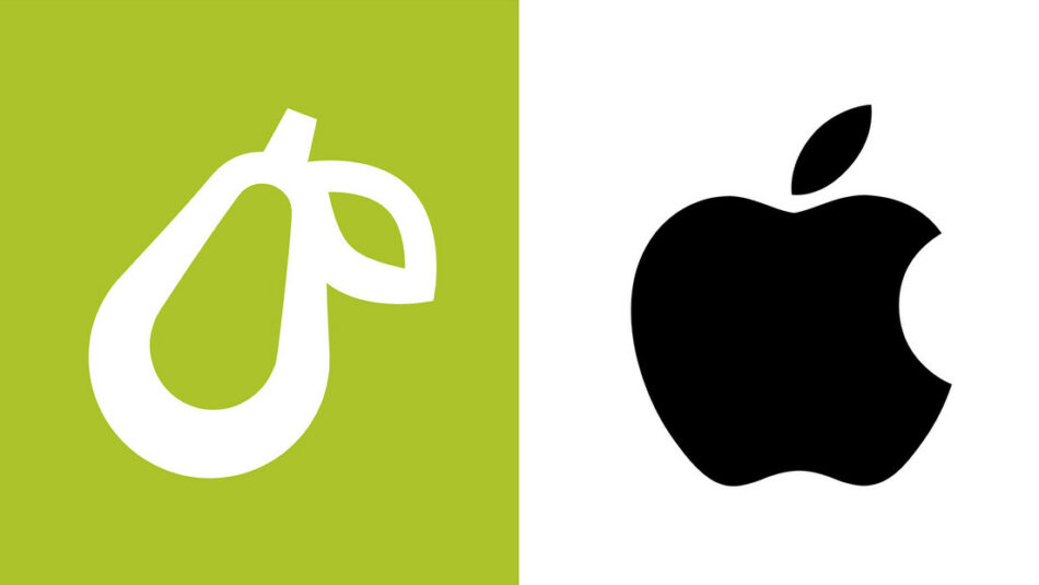 Apple demanda a una pequeña empresa gastronómica por usar una pera como logotipo