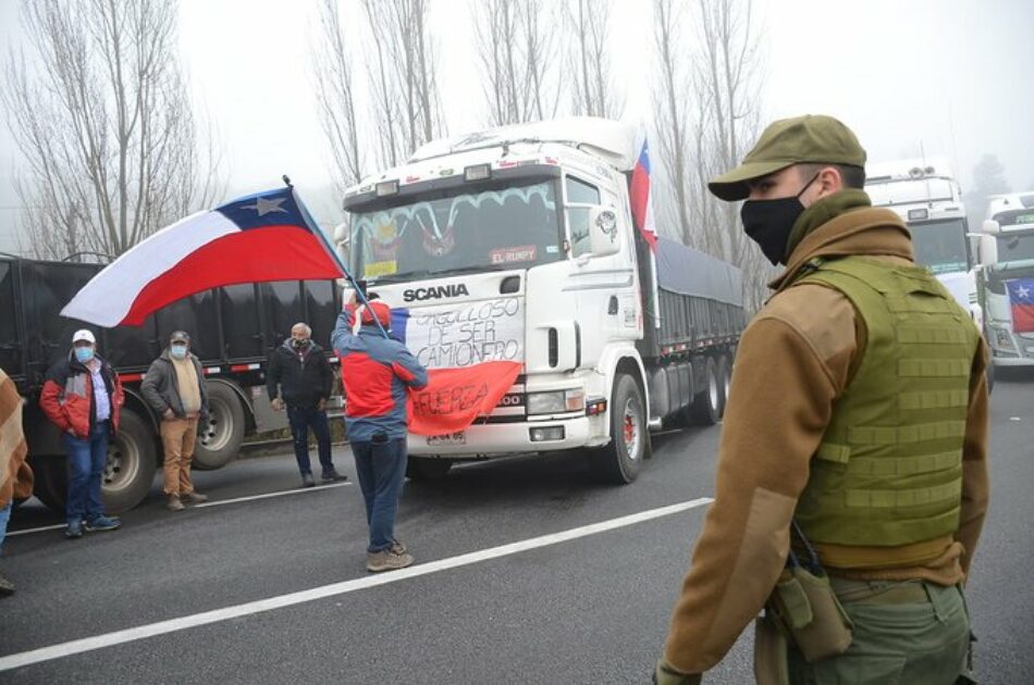 La huelga de camioneros continúa por segundo día en Chile