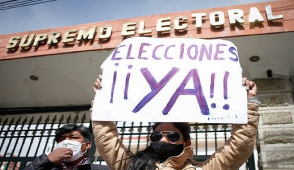 Bolivia en crisis desde el golpe de Estado de 2019