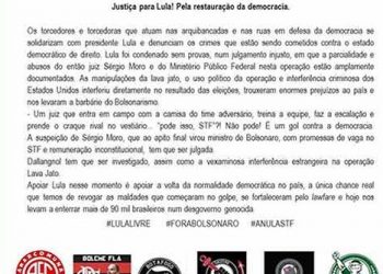 Grupos antifascistas en Brasil piden justicia para Lula