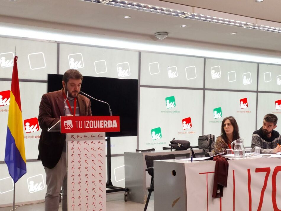 La Asamblea Política y Social de IU Madrid aprueba marcar la destitución de Ayuso y su gobierno como objetivo político