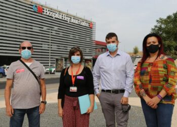 CC OO y Podemos alertan de la situación en los hospitales de la Comunidad de Madrid: “Si caen los hospitales, caemos todos”