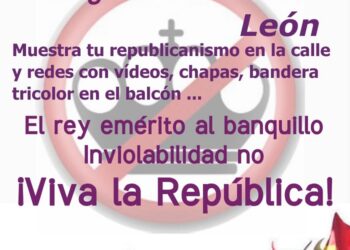 El PCE de León anima a mostrar apoyo a las movilizaciones republicanas del día 18 de octubre