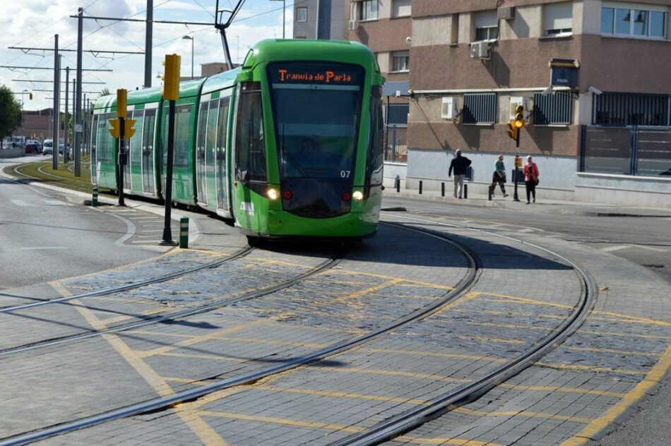 Unidas Podemos Izquierda Unida registra una PNL para integrar el tranvía de Parla en el Consorcio Regional de Transportes