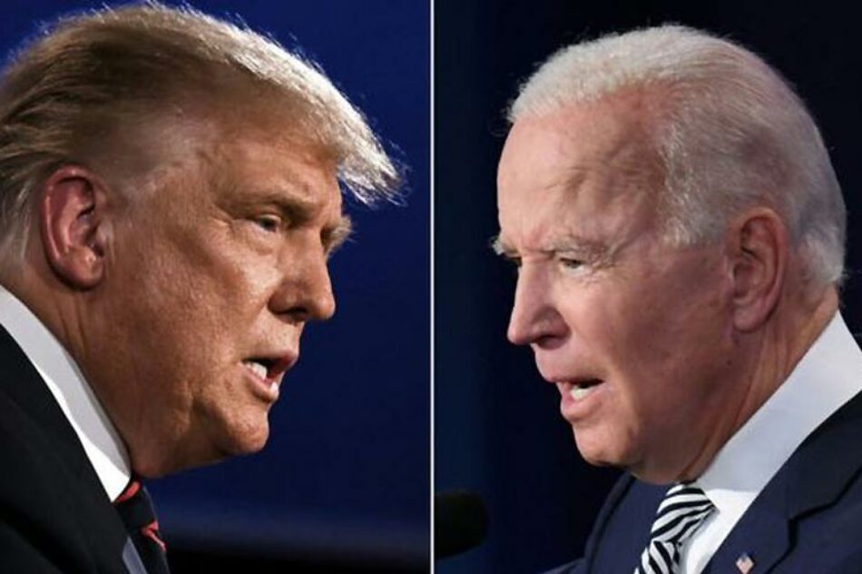 Trump, rezagado en encuestas, llega a último debate con Biden