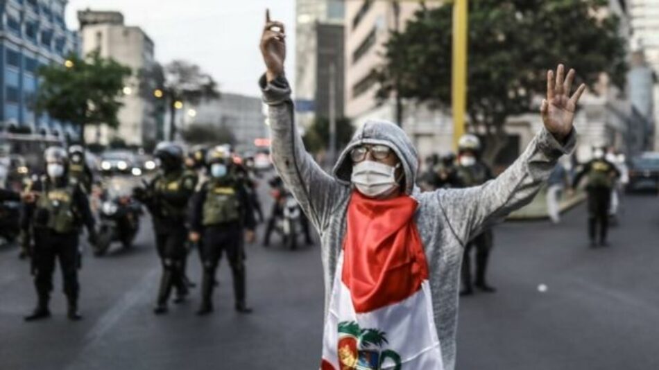Continúan las protestas en Perú contra el ejecutivo de transición presidido por Merino