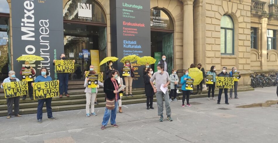 Satorralaia llama a toda la ciudadanía a participar en la manifestación contra el Metro del próximo sábado en Donosti