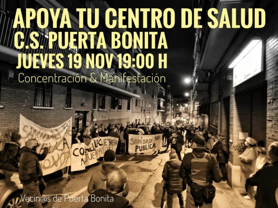 Vuelve la manifestación en defensa de la Sanidad Pública en Carabanchel