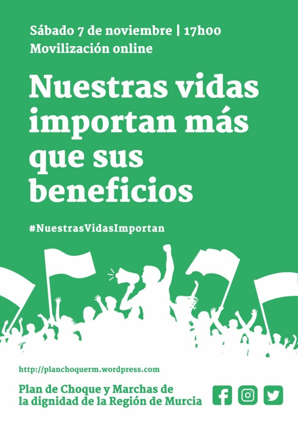 Intersindical RM participará en la manifestación on-line bajo el lema «nuestras vidas importan más que sus beneficios»