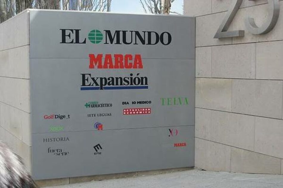Diario El Mundo anuncia un ERE en todas sus delegaciones