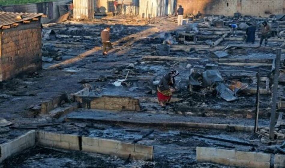 Ejército libanés arresta a implicados en incendio del campo de refugiados sirios