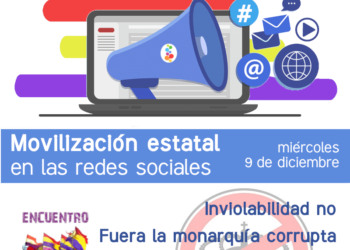 9 de diciembre – Movilización estatal en las redes sociales por la República: «Una salida social y republicana a la crisis»