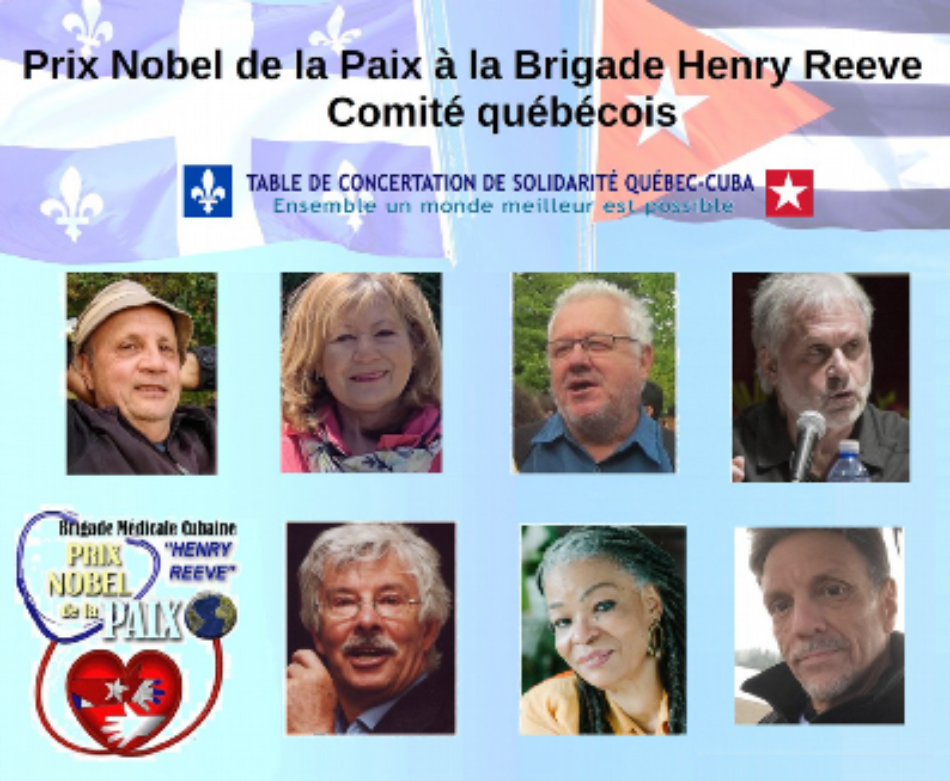 Comité Noruego del Premio Nobel de la Paz confirmó que aceptó la candidatura de la Brigada Médica Cubana Henry Reeve