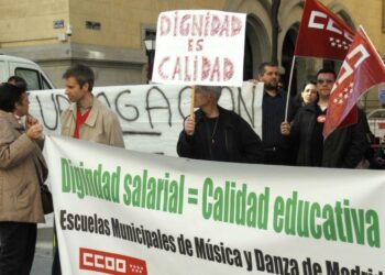 CCOO exige al Ayuntamiento de Madrid medidas urgentes ante la situación de la escuela municipal de música “Almudena Cano”