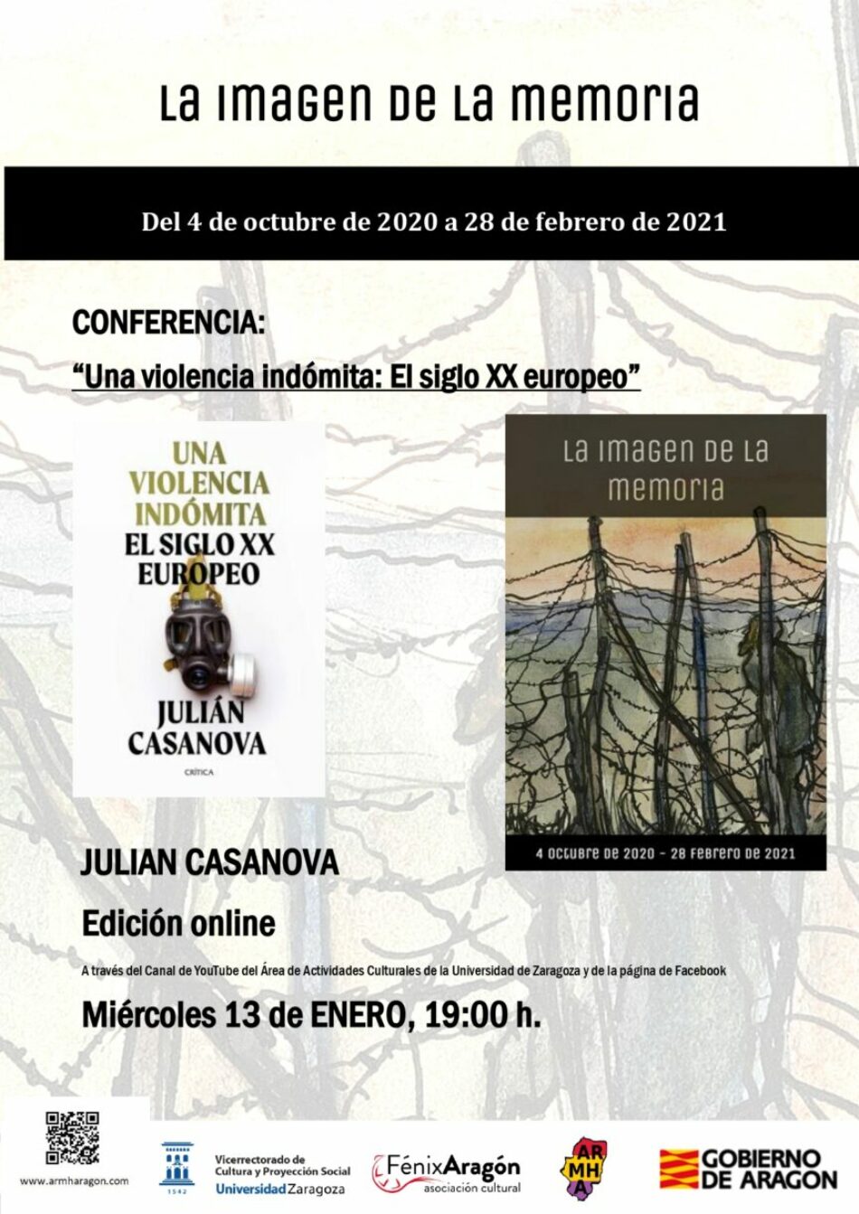 Conferencia de Julián Casanova. Una violencia indómita: El siglo XX europeo