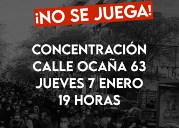 La vecindad se concentra por quinta vez contra la apertura de un local de apuestas en la calle Ocaña 63, Madrid