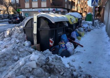 Unidas por las Rozas exige sanciones a Urbaser por las deficiencias en la recogida de basuras y limpieza de calles durante la nevada