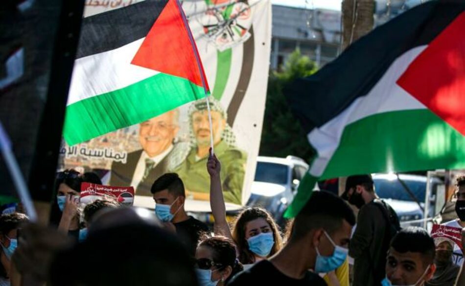 Protestas en Ramala por la construcción de nuevos asentamientos israelíes