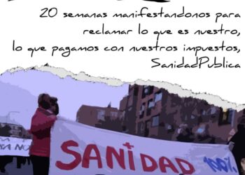 Nueva manifestación desde el Centro de Salud Abrantes (Madrid)