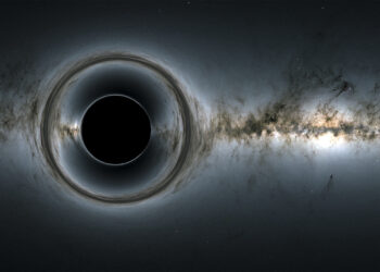 Indicios de un agujero negro supermasivo doble en una lejana galaxia