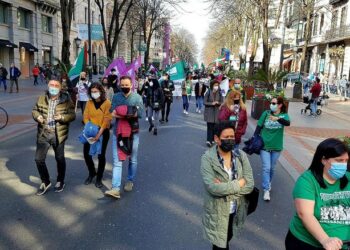 Clamor por un sistema público de cuidados en la tercera jornada de huelga convocada por ELA en Hego Euskal Herria
