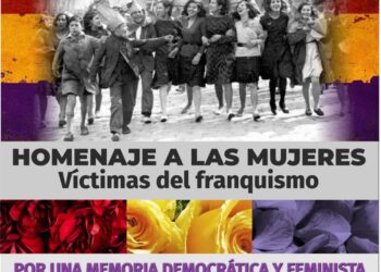 Homenaje a las mujeres asesinadas por el franquismo en el Cementerio del Este