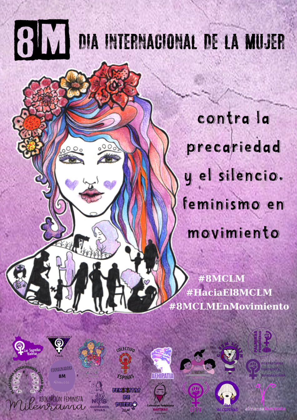 Un año más las mujeres del Movimiento Feminista de Castilla-La Mancha decimos que no hay futuro si este no es feminista