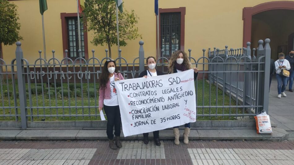 CGT reitera sus denuncias de invisibilización del Servicio de Ayuda a Domicilio en Andalucía con motivo del 8M
