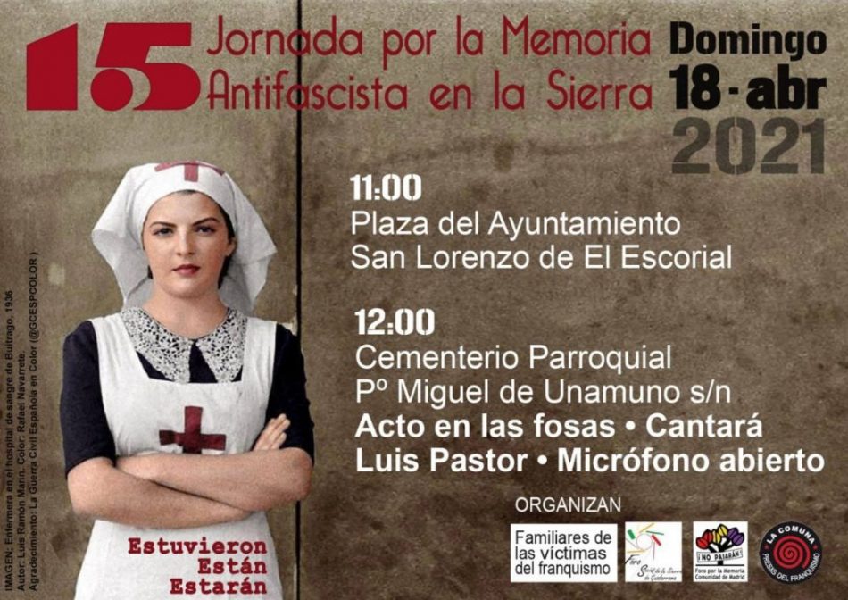 15 Jornada por la Memoria Antifascista en la Sierra