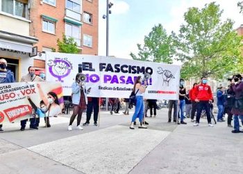 Hostigamiento y acoso policial contra los antifascistas de Carabanchel que hemos protestado contra Vox. ¡Sin la policía no sois nada!