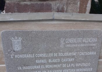 Compromís insta a la retirada de placas conmemorativas con el nombre del condenado Rafael Blasco en la localidad de Fondeguilla