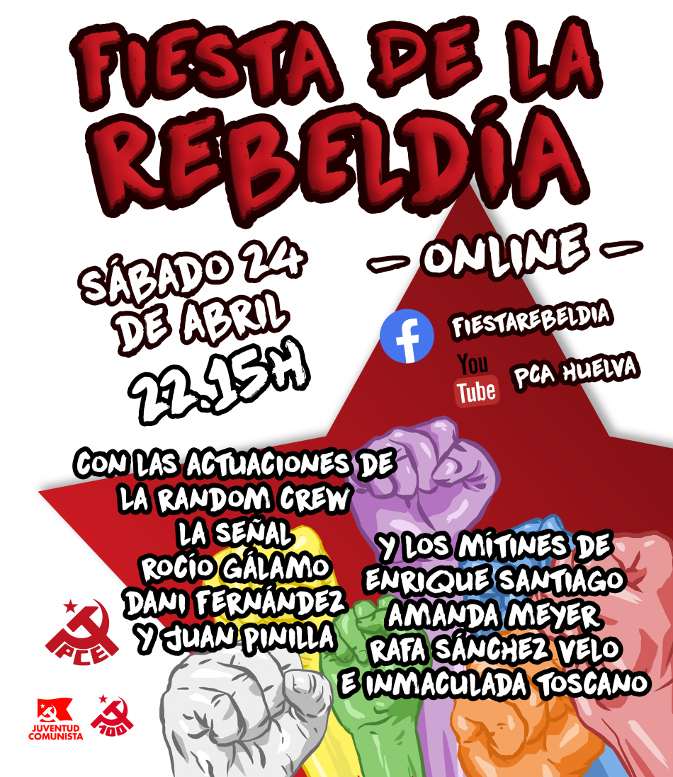 El PCA celebra este sábado su tradicional Fiesta de la Rebeldía en Huelva