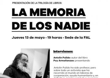 Presentación en la Fundación Anselmo Lorenzo (FAL) de la trilogía ‘Memoria de los nadie’