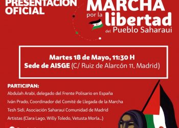 Hoy se presenta en Madrid la Marcha Saharaui