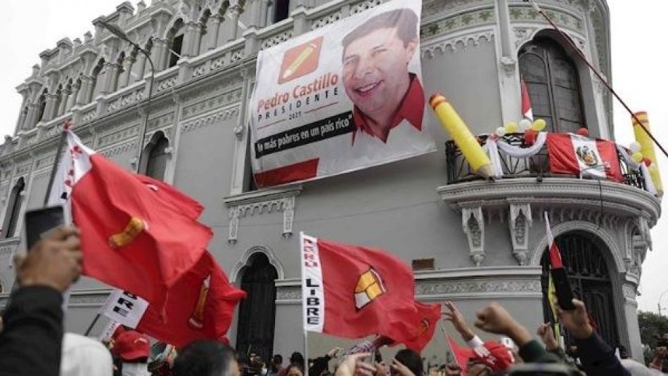 Pedro Castillo lidera conteo de votos en Perú tras más del 96% de actas procesadas