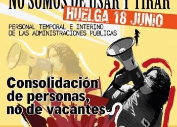 Intersindical Región Murciana convoca huelga en las administraciones públicas el 18 de junio