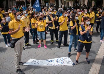 Canvi de fase en el conflicte de Correus a Sabadell en el 65è dia de vaga