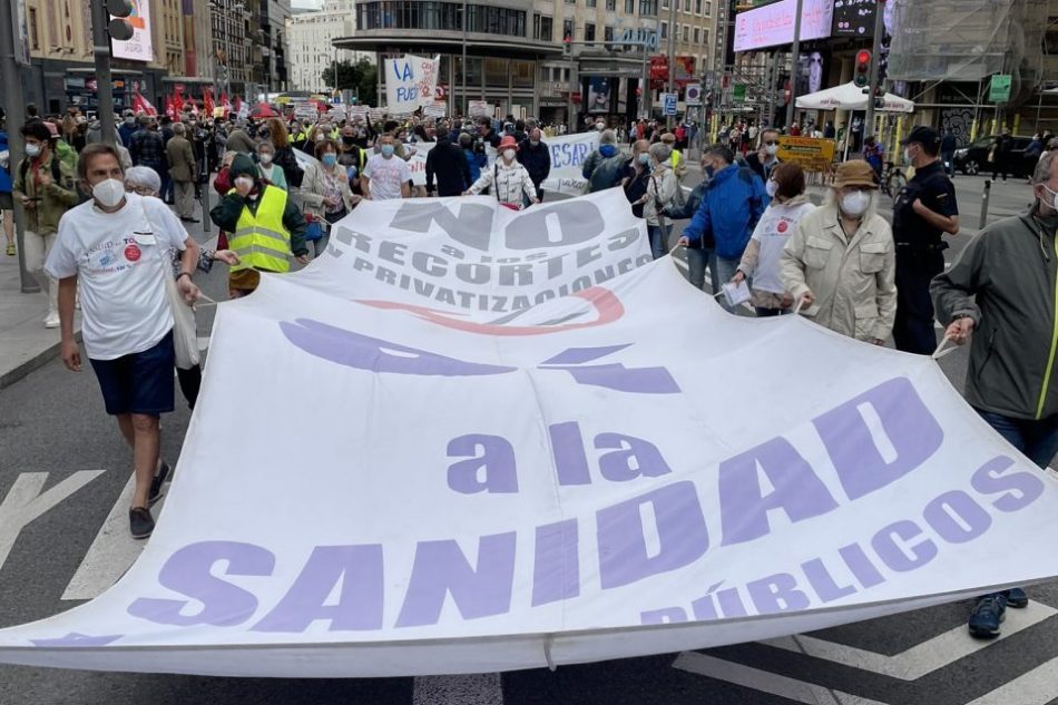 La 91ª Marea Blanca se desplaza a San Sebastián de los Reyes ante la “dramática situación de la sanidad pública” en la zona norte