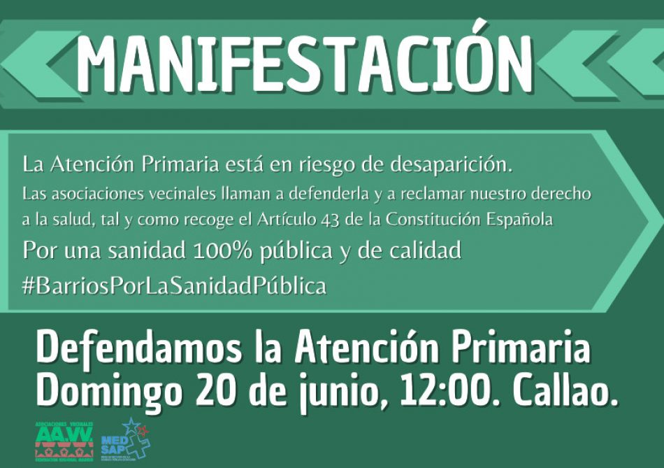 Este domingo, una gran Marea Blanca recorrerá el centro de Madrid: “Ayuso desmantela la Atención Primaria”