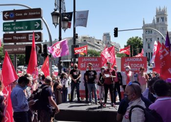 Movilización sindical exige el cumplimiento de los compromisos del Gobierno de coalición, subir el SMI y derogar las reformas laborales de 2010 y 2012