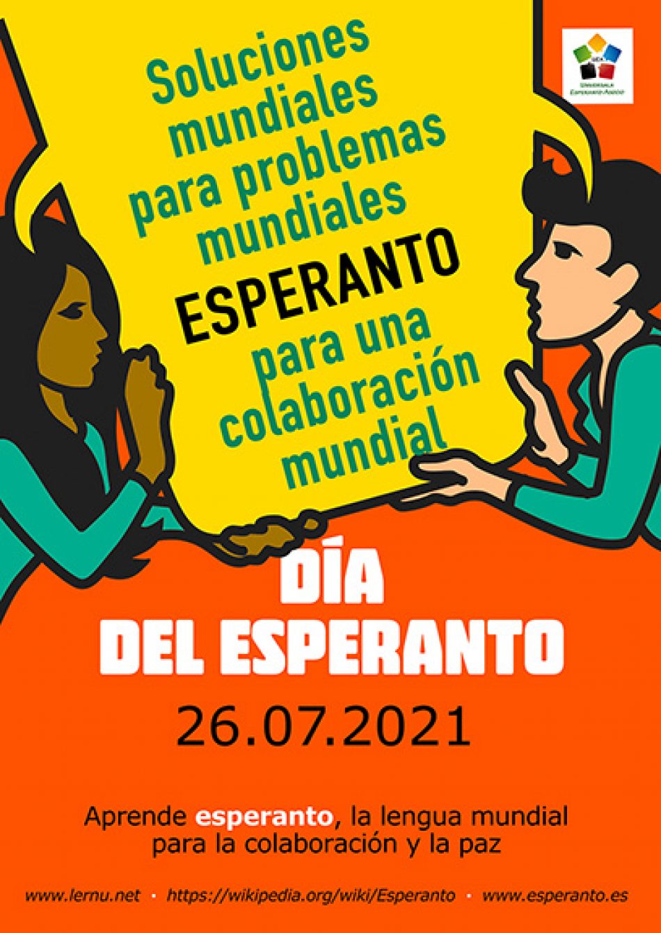 26 de julio, día internacional del esperanto, de nuevo virtual